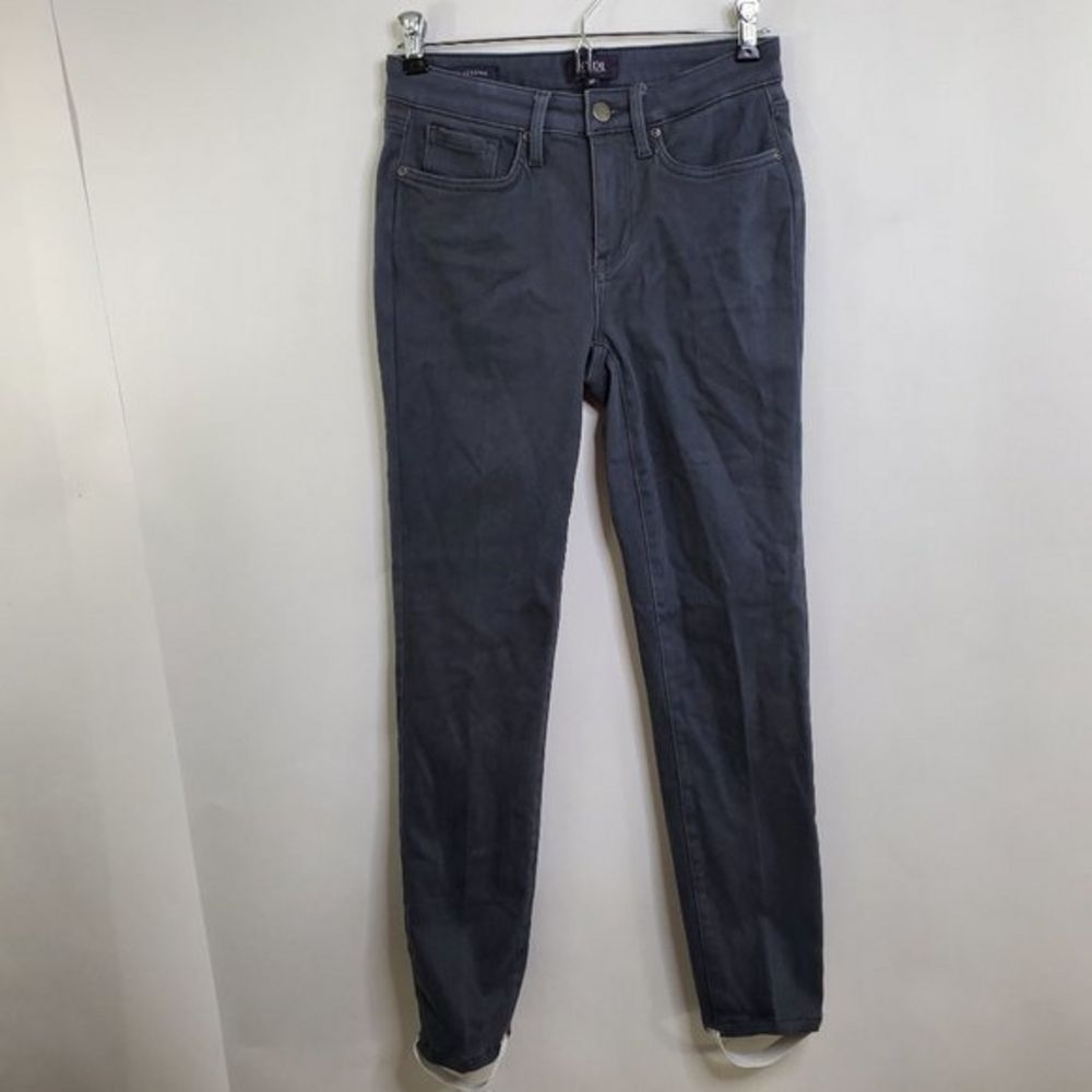 NYDJ Alina‎ Leggings Stirrup Skinny Jeans 0P Gray S